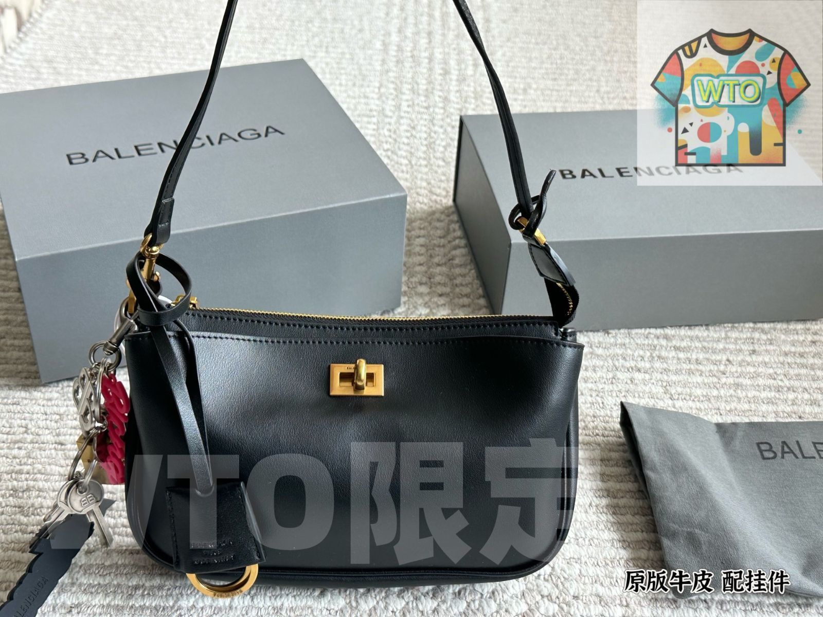 WTO通販 Balenciaga Rodeo Armpit Bag バレンシアガ ロディオ ニュー アンダーアームバッグ WTO輸入 CXC 49