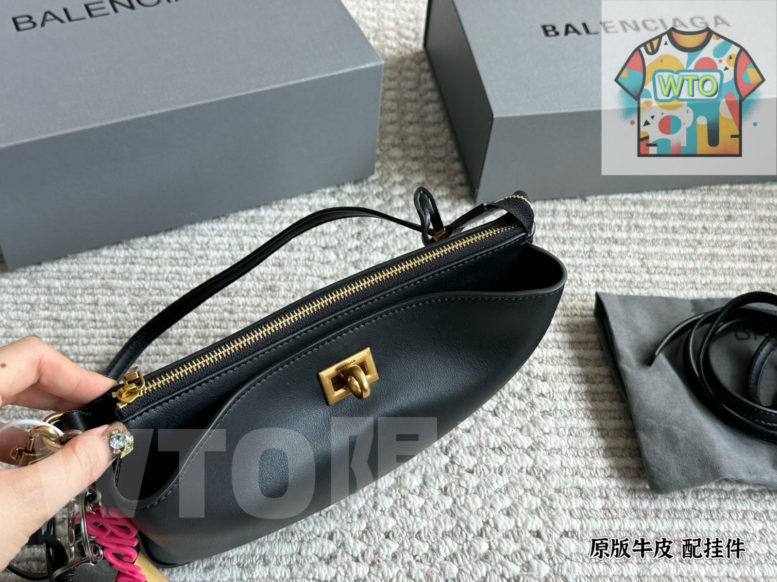 WTO通販 Balenciaga Rodeo New Armpit Bag バレンシアガ ロディオ ニュー アンダーアームバッグ-WTO輸入-CXC49