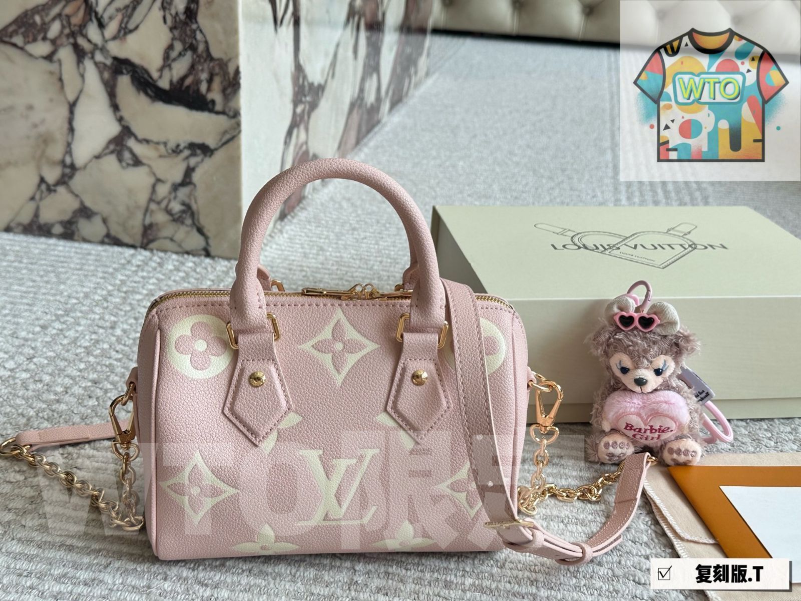 WTO通販 LV SS23 Speedy 20 Purple Bag ルイ ヴィトン SS23 スピーディ 20 パープル バッグ-WTO輸入-FLI37