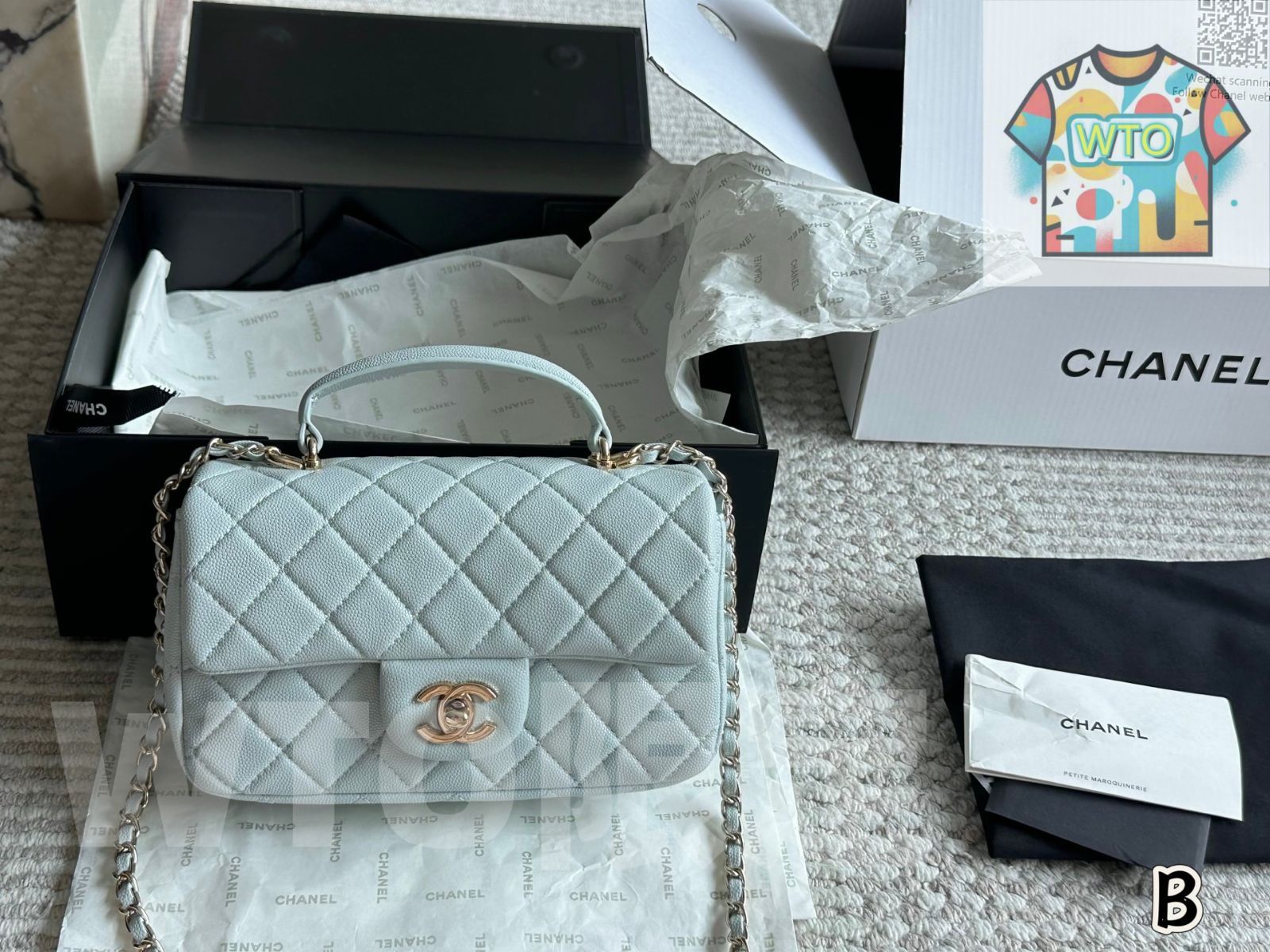 WTO通販 CHANEL CF Handle Mini Bag シャネル CF ハンドル ミニ バッグ-WTO輸入-XSZ31