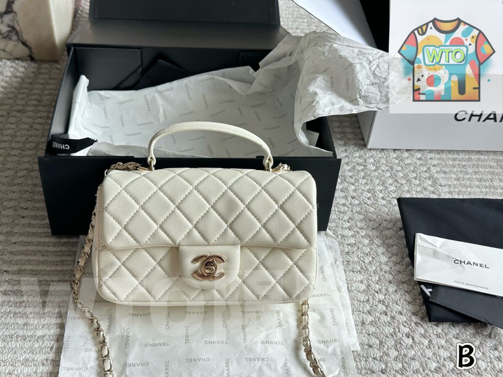 WTO通販 CHANEL CF Handle Mini Bag シャネル CF ハンドル ミニ バッグ-WTO輸入-XSZ31