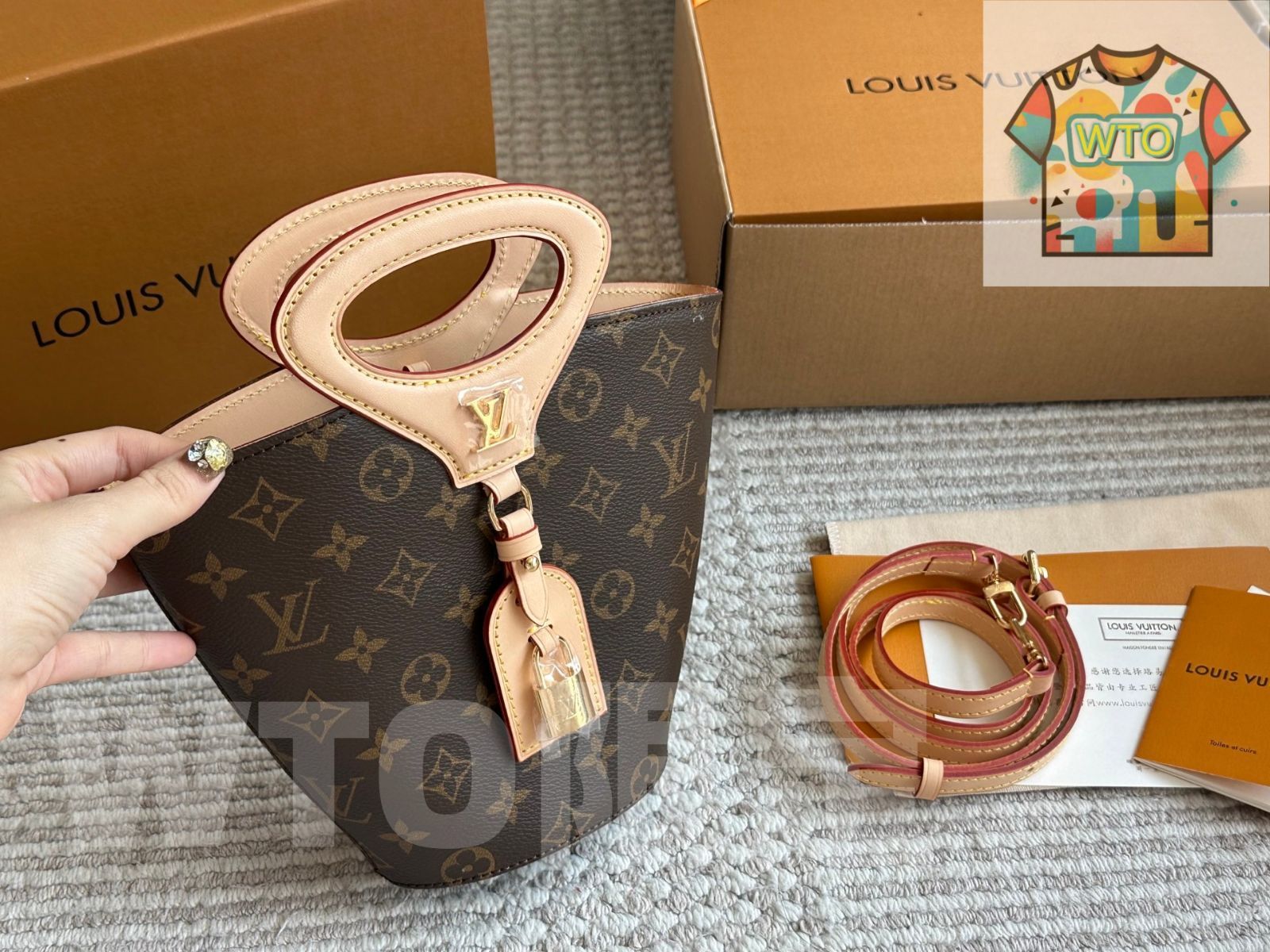 WTO通販 Louis Vuitton 25SS New Arrival Shopping Basket Bag ルイ ヴィトン 25SS ショッピングバスケットバッグ-WTO輸入-ABV58