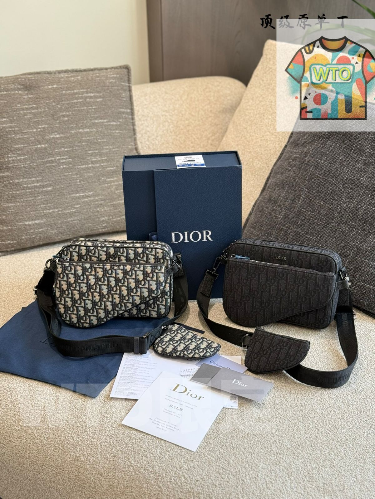 WTO通販 Dior Saddle Combo Bag ディオール サドル コンボ バッグ Dior Gravity 革 -WTO輸入-PQZ65