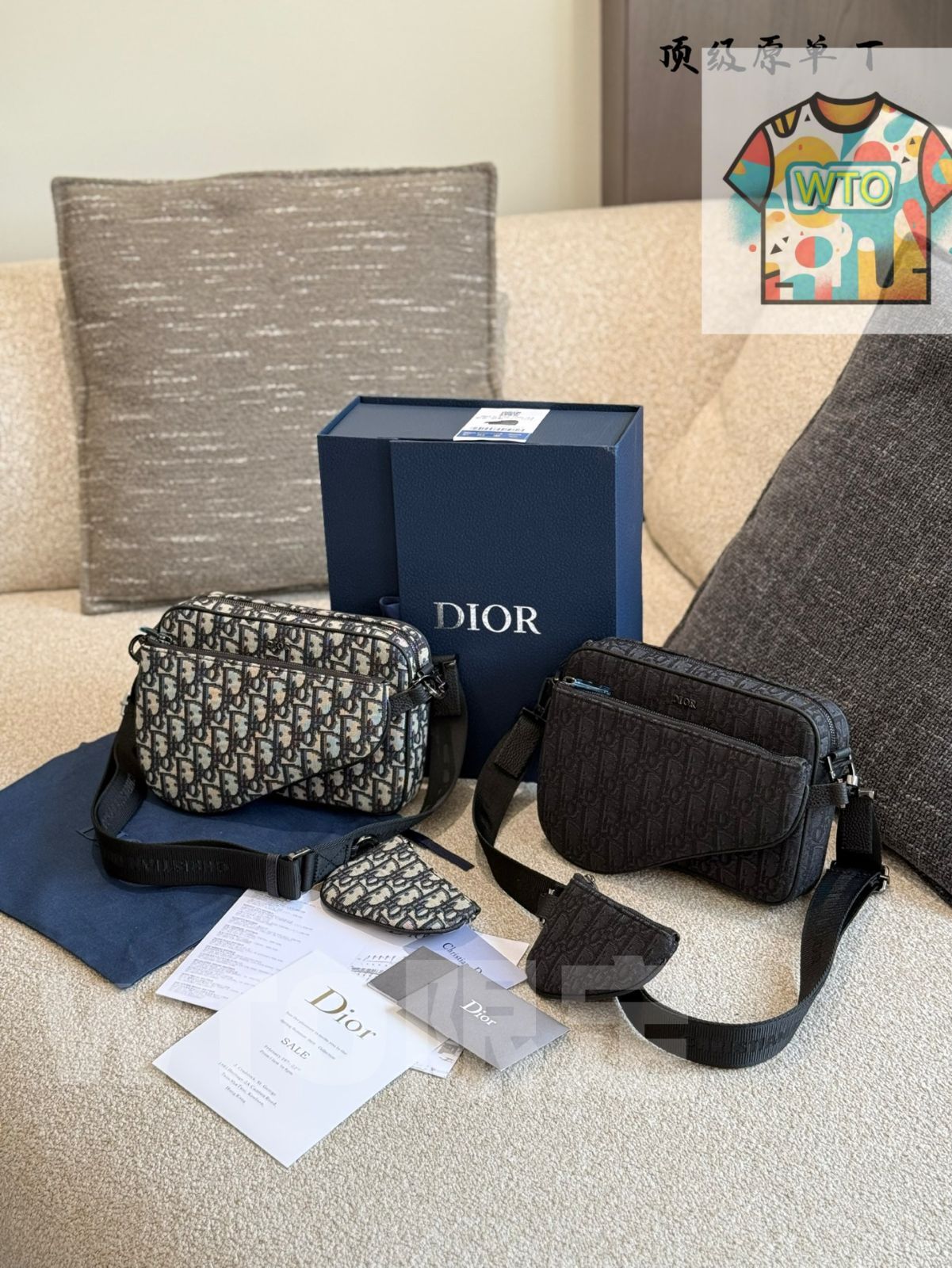 WTO通販 Dior Saddle Combo Bag ディオール サドル コンボ バッグ Dior Gravity 革 -WTO輸入-PQZ65