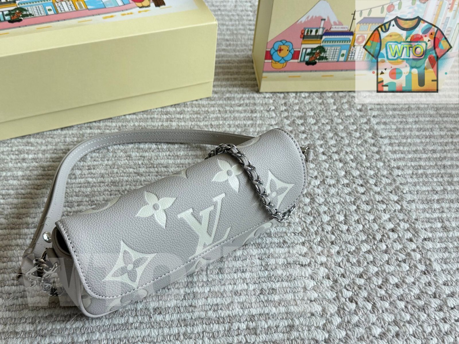 WTO通販 L Brand Cream White Ivy WOC Mini Bag エル ブランド クリームホワイト アイヴィ WOC ミニバッグ -WTO輸入-MNO75