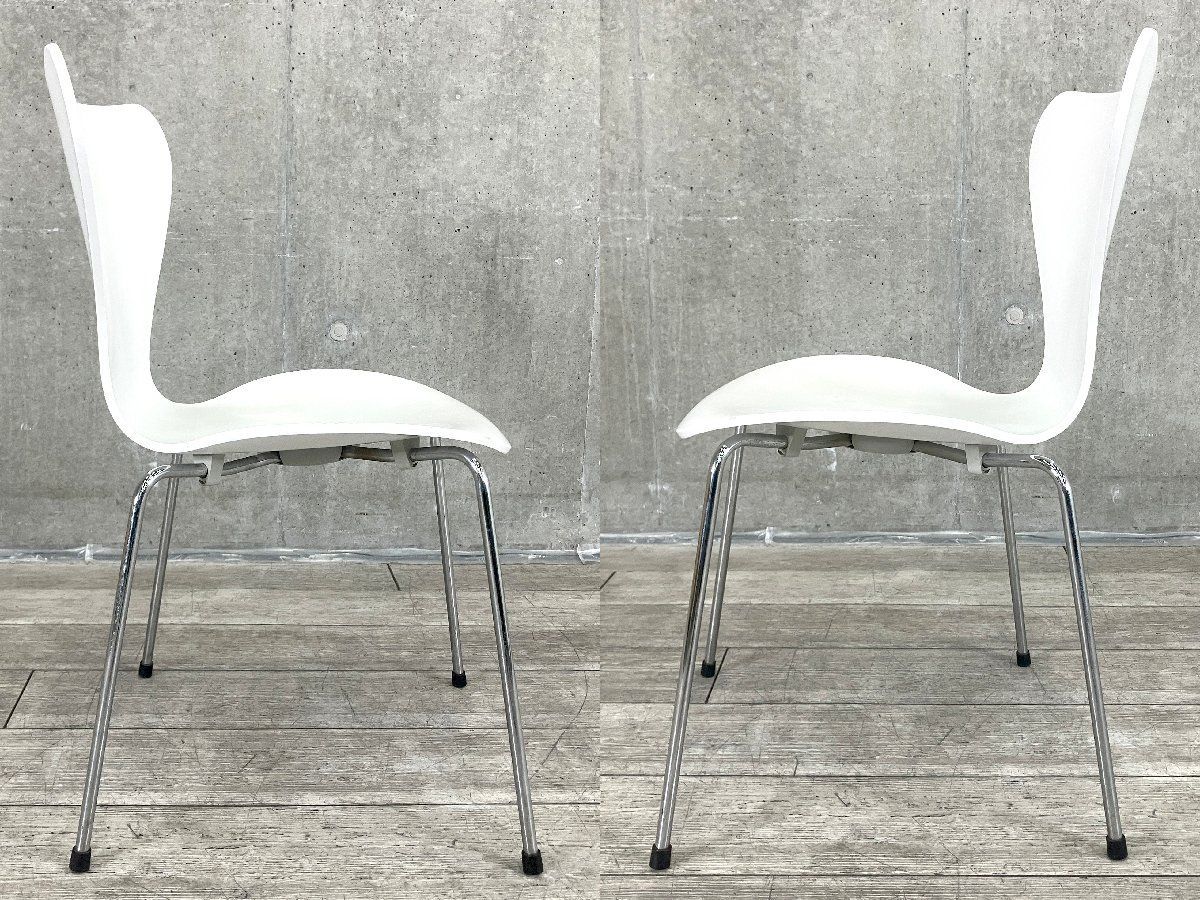 A）Fritz Hansen/フリッツハンセン□セブンチェア□ラッカーホワイト