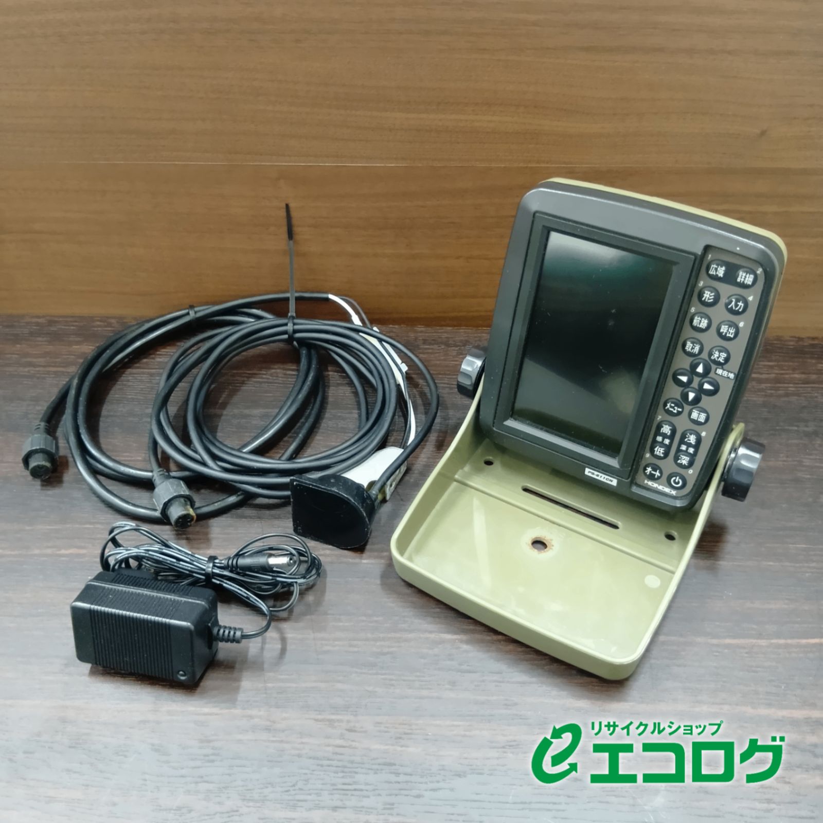 HONDEX ホンデックス 魚探 5型ワイドポータブルGPS内蔵プロッター魚探 PS-611CN