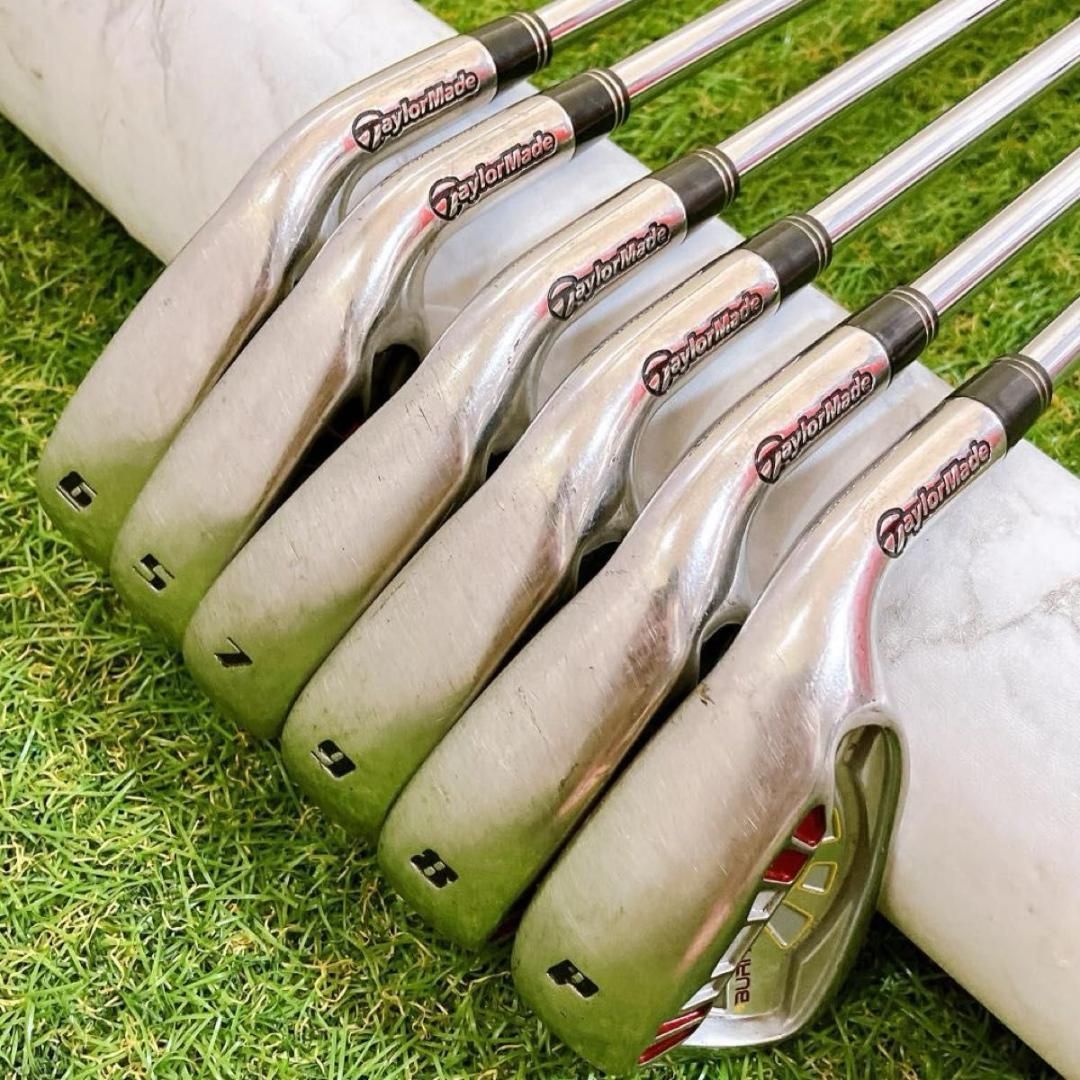 テーラーメイド　バーナー　メンズゴルフアイアン6本セット　右利き　S　初心者 テーラーメイド BURNER バーナー メンズアイアン 6本 初心者 R 右利き