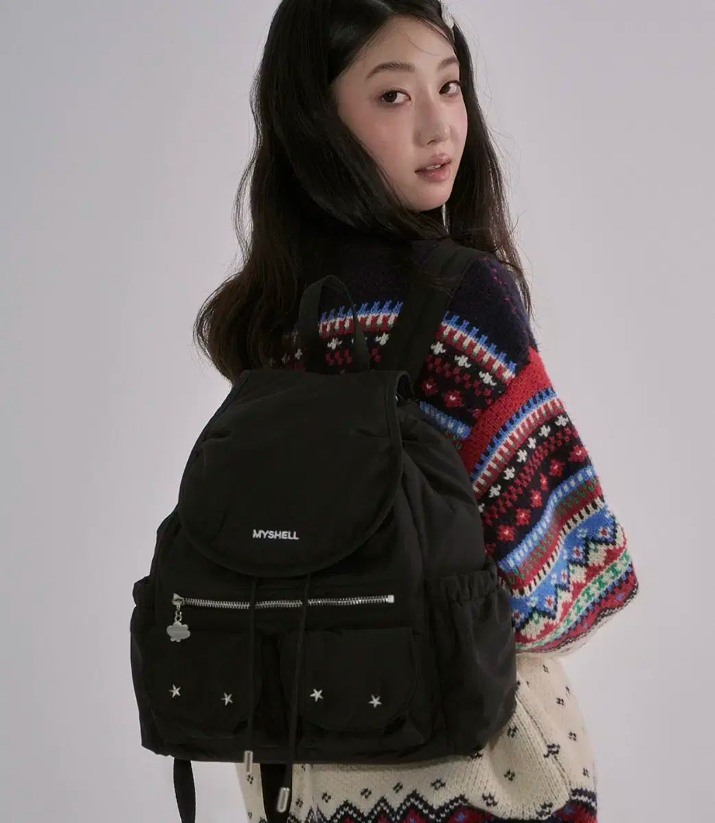  MY SHELL マイシェル ブラック バックパック リュック バックパック バッグ