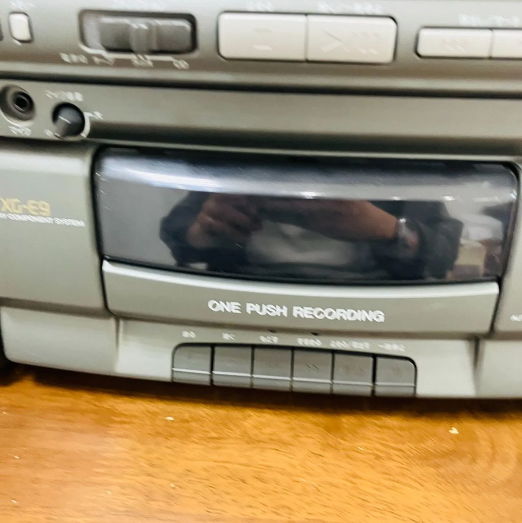 A【動作確認済】AIWA アイワ システムコンポ XG-E9 CD カセット CD