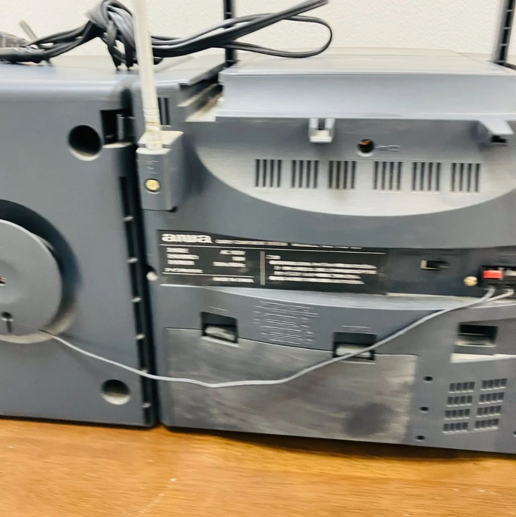 A【動作確認済】AIWA アイワ システムコンポ XG-E9 CD カセット CD