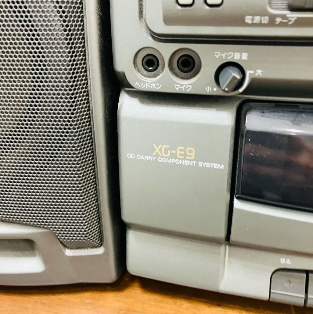 A【動作確認済】AIWA アイワ システムコンポ XG-E9 CD カセット CD