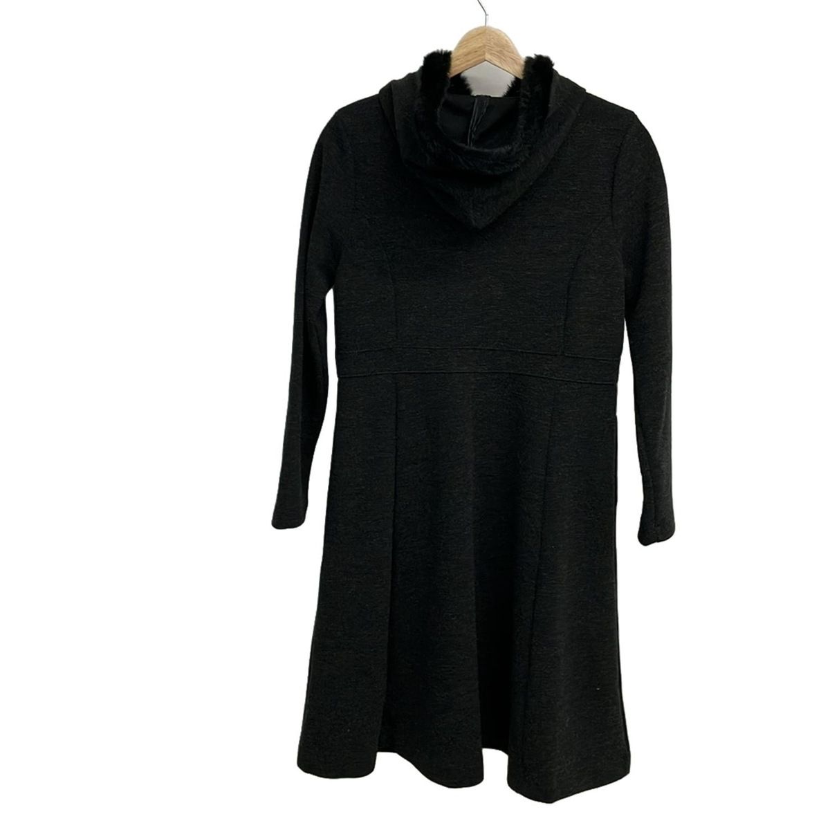 TOCCA トッカ コート サイズM レディース - ダークグレー 長袖 コートワンピ ジップアップ 春 秋