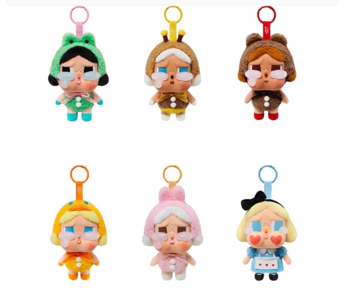 POP MART クライベイビー クライングアゲイン ぬいぐるみ キーホルダー フルセット