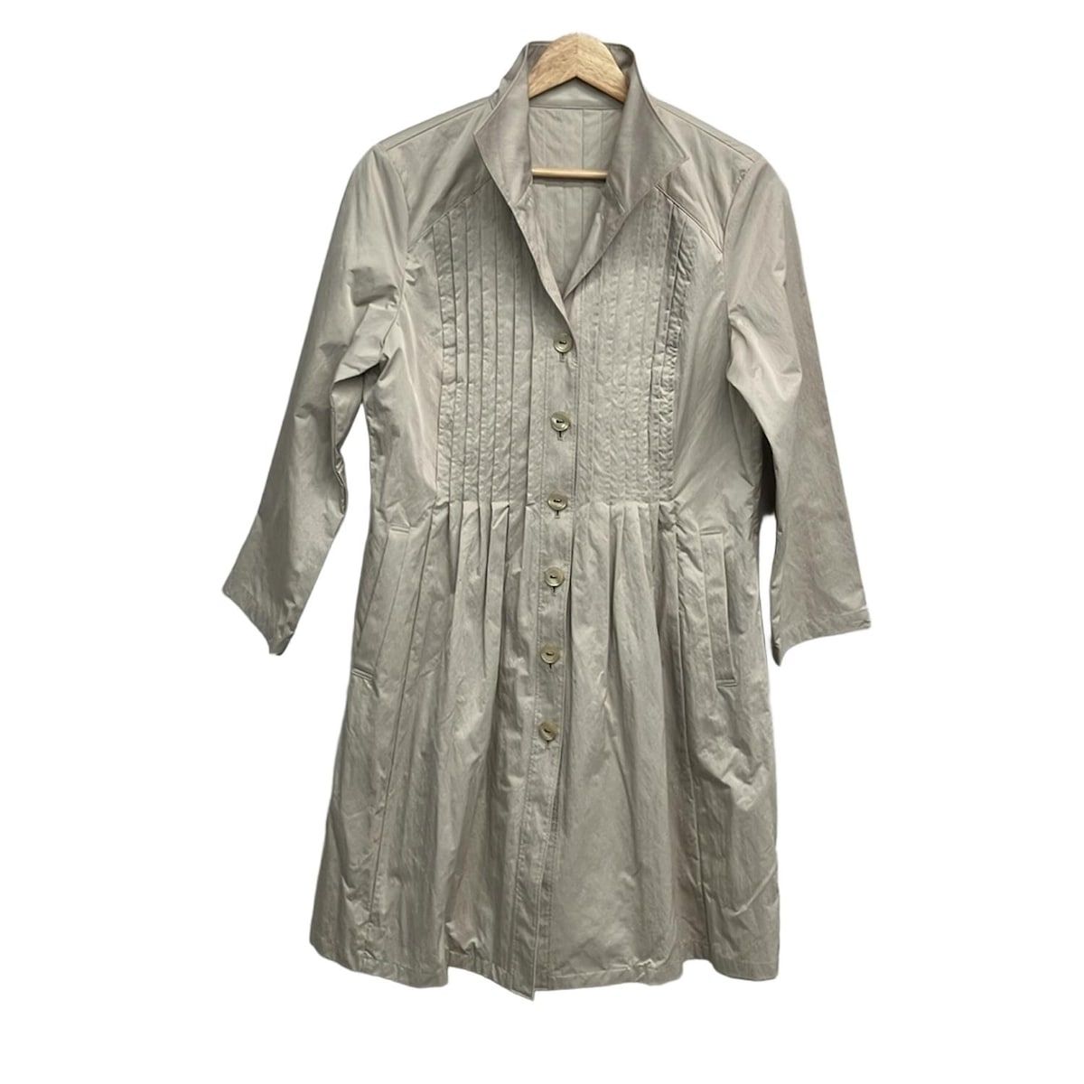 Leilian レリアン コート サイズ9 M レディース - グレーベージュ 長袖 春 秋