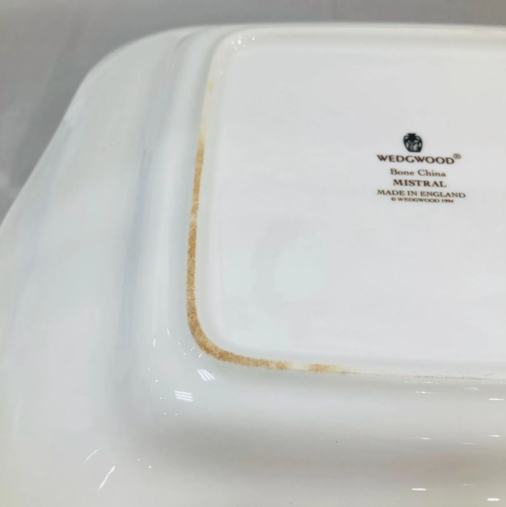 A【黒壺印】WEDGEWOOD ウェッジウッド MISTRAL ミストラル プレート 皿