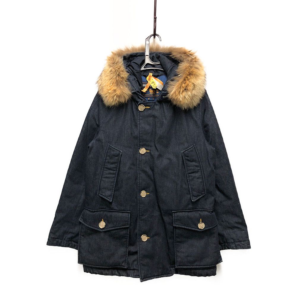 美品　WOOLRICH ウールリッチ　ブルゾン　ジャンパー デニム WOOLRICH ウールリッチ 品番 1402063 デニム アークティック パーカー
