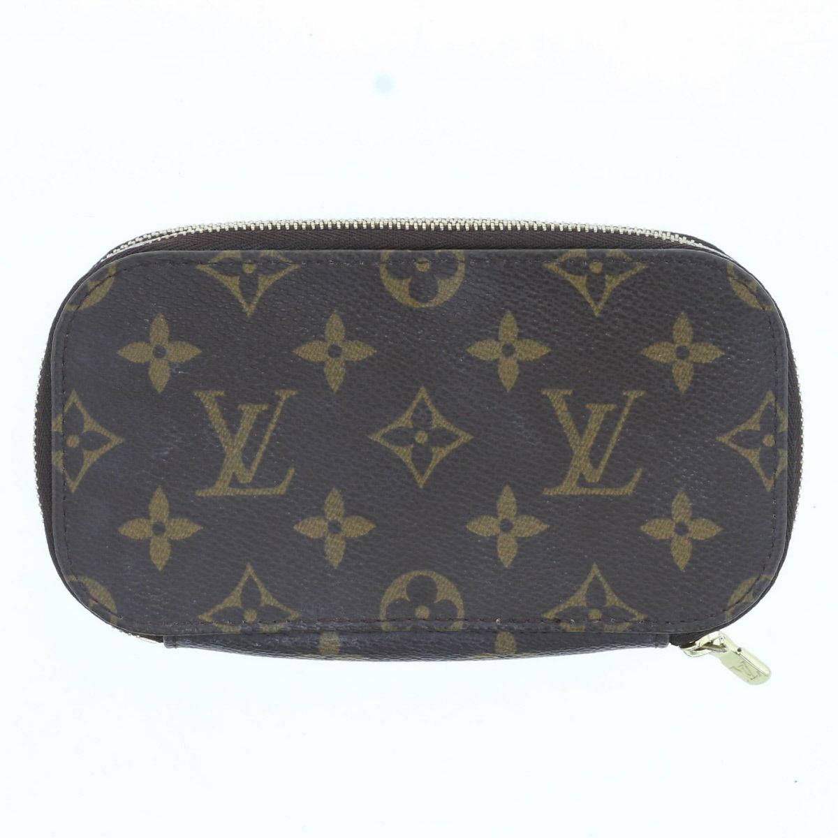 LOUIS VUITTON ルイヴィトン モノグラム トゥルース ブラシュPM コスメポーチ ポーチ M47510 レディース キャンバス レザー ブラウン