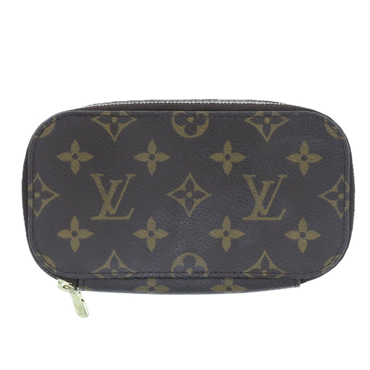 LOUIS VUITTON ルイヴィトン モノグラム トゥルース ブラシュPM コスメポーチ ポーチ M47510 レディース キャンバス レザー ブラウン