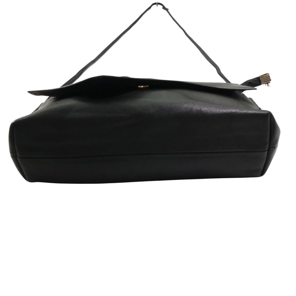 ヴィンテージ】Fendi フェンディ レザー ショルダーバッグ ブラック