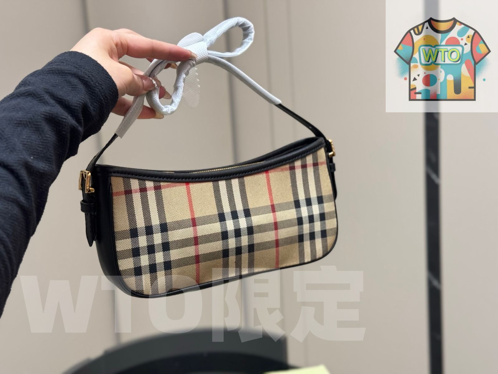  WTO通販 Burberry ヴィンテージ アームポーチ-WTO輸入-HUN 94 ショルダーバッグ ショルダーバッグ