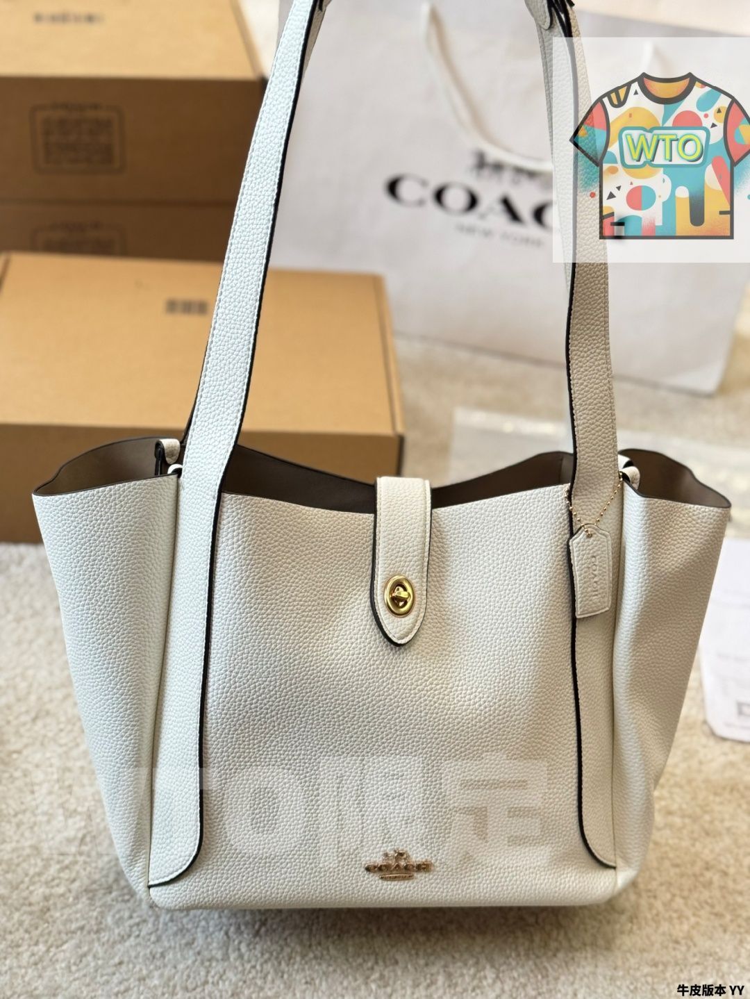  WTO通販 COACH Hadley ハドリー ブラック ブランデード バッグ -WTO輸入-CZL 50 ショルダーバッグ ショルダーバッグ