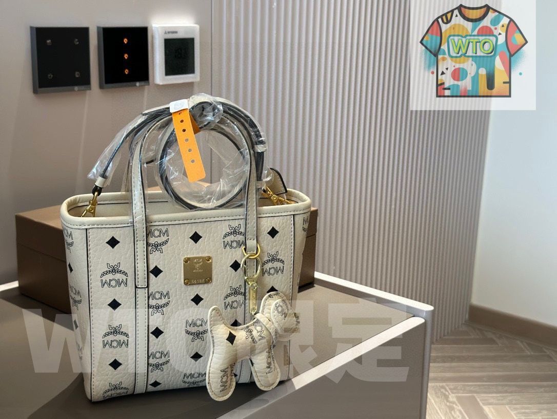 WTO通販 MCM オリジナル ティーゴールド ミニ菜籃子 21×18cm ギフトパッケージ-WTO輸入-LJZ82