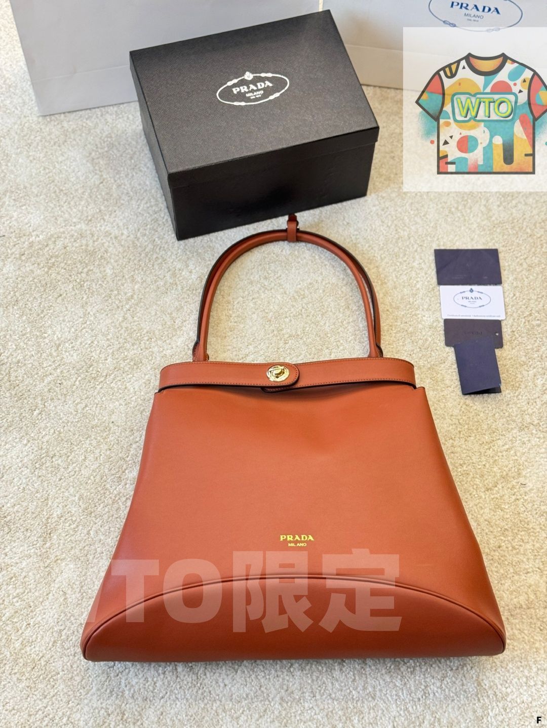 WTO通販 Prada 25 ショー ショルダーバッグ 45×30cm-WTO輸入-NPN04