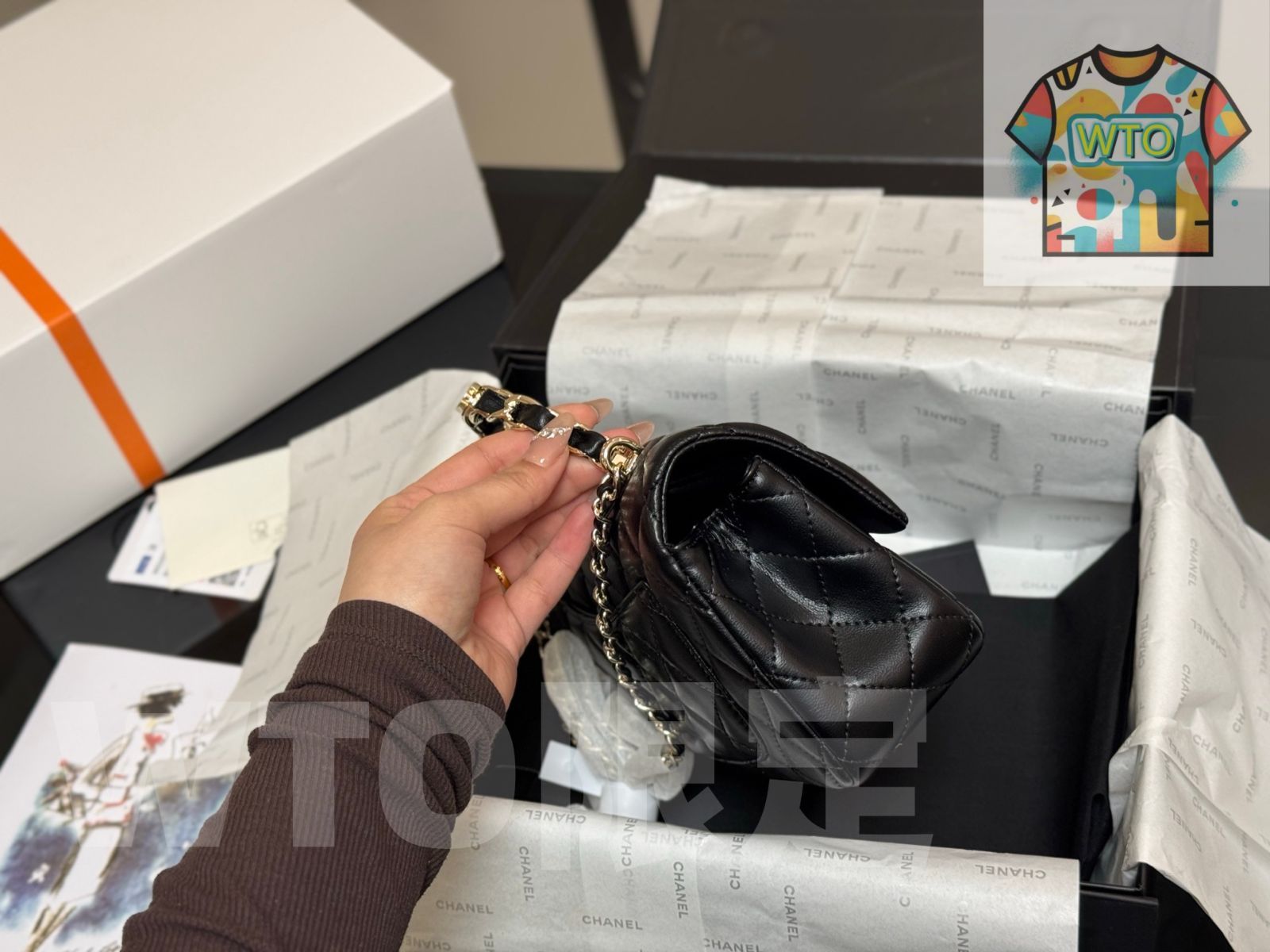  WTO通販 Chanel Mini CF Handle シャネル ミニ ハンドル バッグ-WTO輸入-IXU 55 ショルダーバッグ ショルダーバッグ