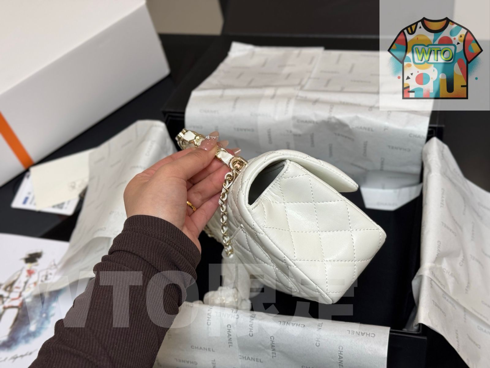  WTO通販 Chanel Mini CF Handle シャネル ミニ ハンドル バッグ-WTO輸入-NKM 42 ショルダーバッグ ショルダーバッグ