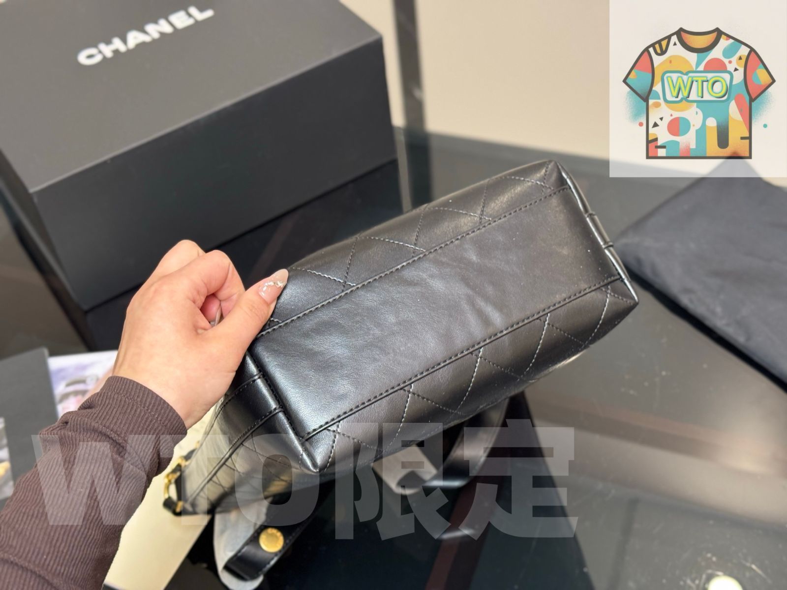 WTO通販 Chanel 24p Hippie Messenger Bag シャネル 24p ヒッピー メッセンジャーバッグ-WTO輸入-VGV64 GINKGOPHARMACY_COM