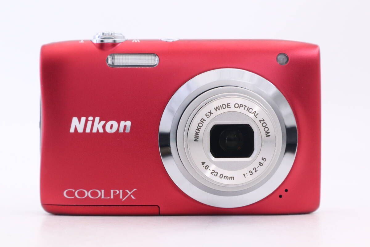 Nikon COOLPIX A100 ニコン コンパクトデジタルカメラ レッド f10916