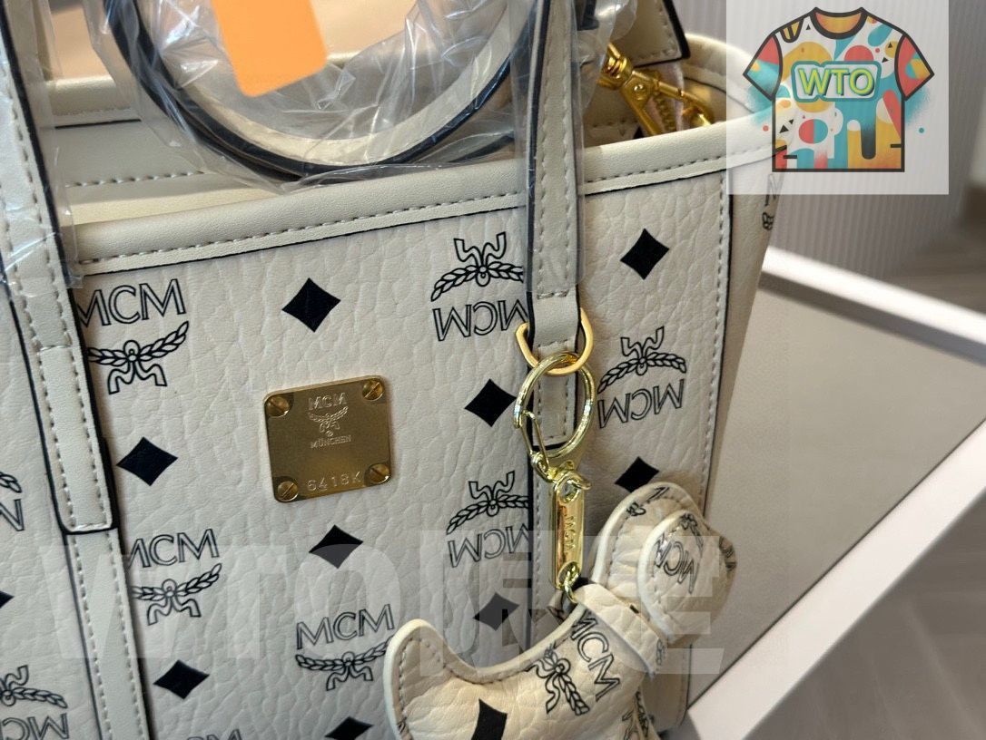 WTO通販 MCM オリジナル ティーゴールド ミニ菜籃子 21×18cm ギフトパッケージ-WTO輸入-LJZ82