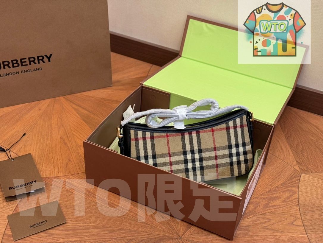 WTO通販 Burberry ヴィンテージ アンピットバッグ 24 11 cm WTO輸入 SPA 45