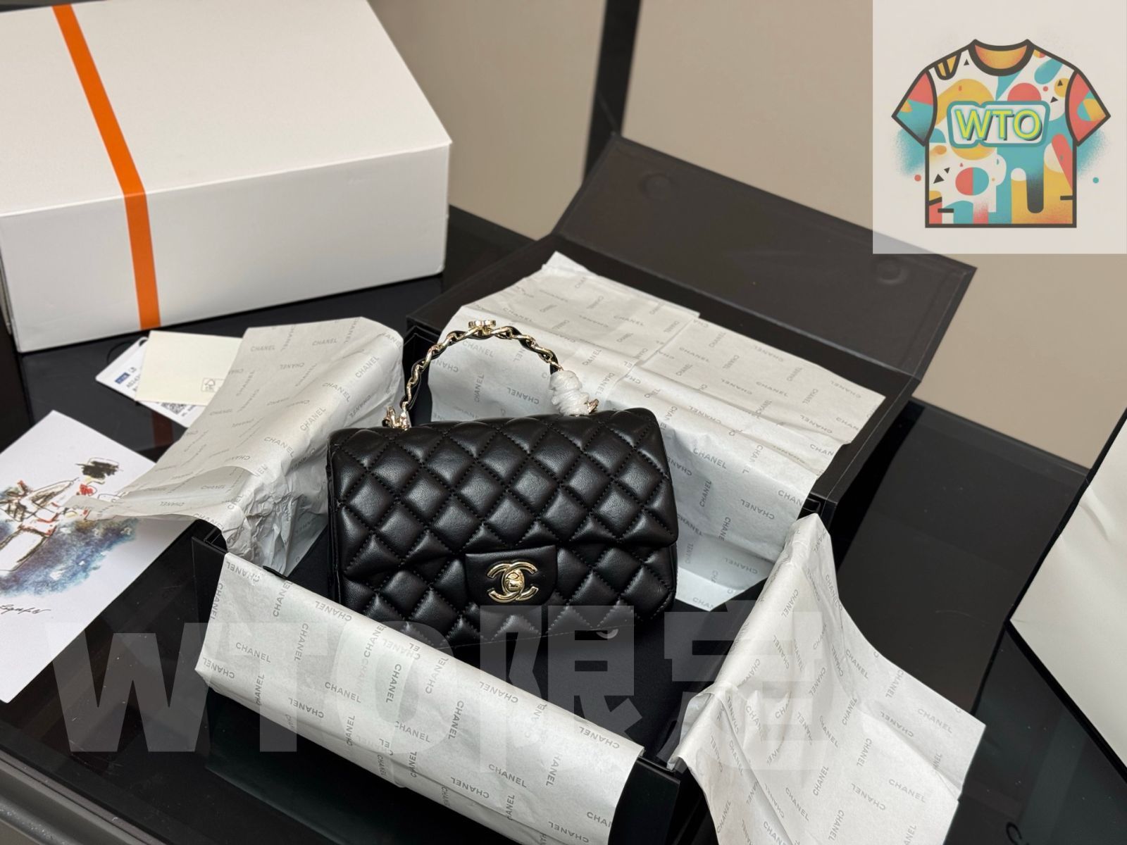 WTO通販 Chanel Mini CF Handle シャネル ミニ CF ハンドル バッグ-WTO輸入-IXU55