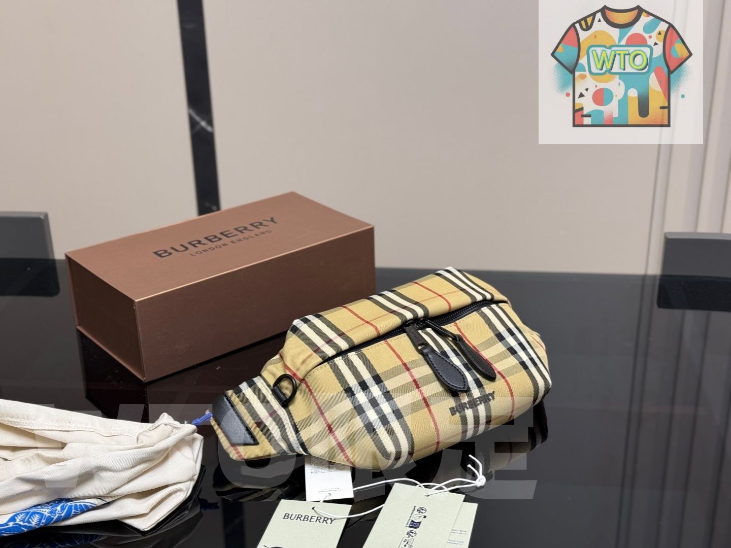 WTO通販 Burberry ワイストバッグ 25×15cm-WTO輸入-GNJ00