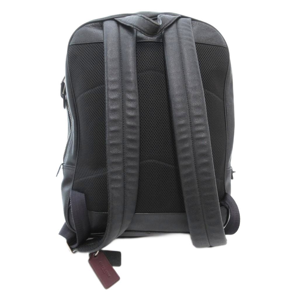 コーチ COACH Kennedy ケネディ リュックサック デイパック ロゴ レザー 本革 黒 ブラック 54857 AE GY18