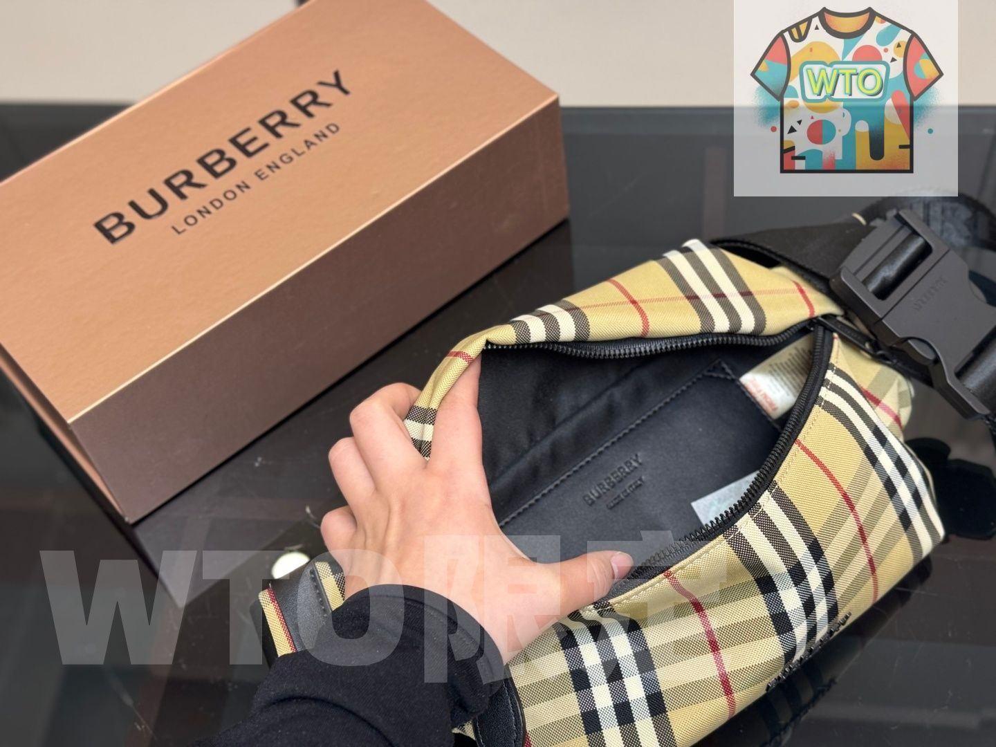  WTO通販 Burberry ワイストバッグ -WTO輸入-GNJ 00 ショルダーバッグ ショルダーバッグ