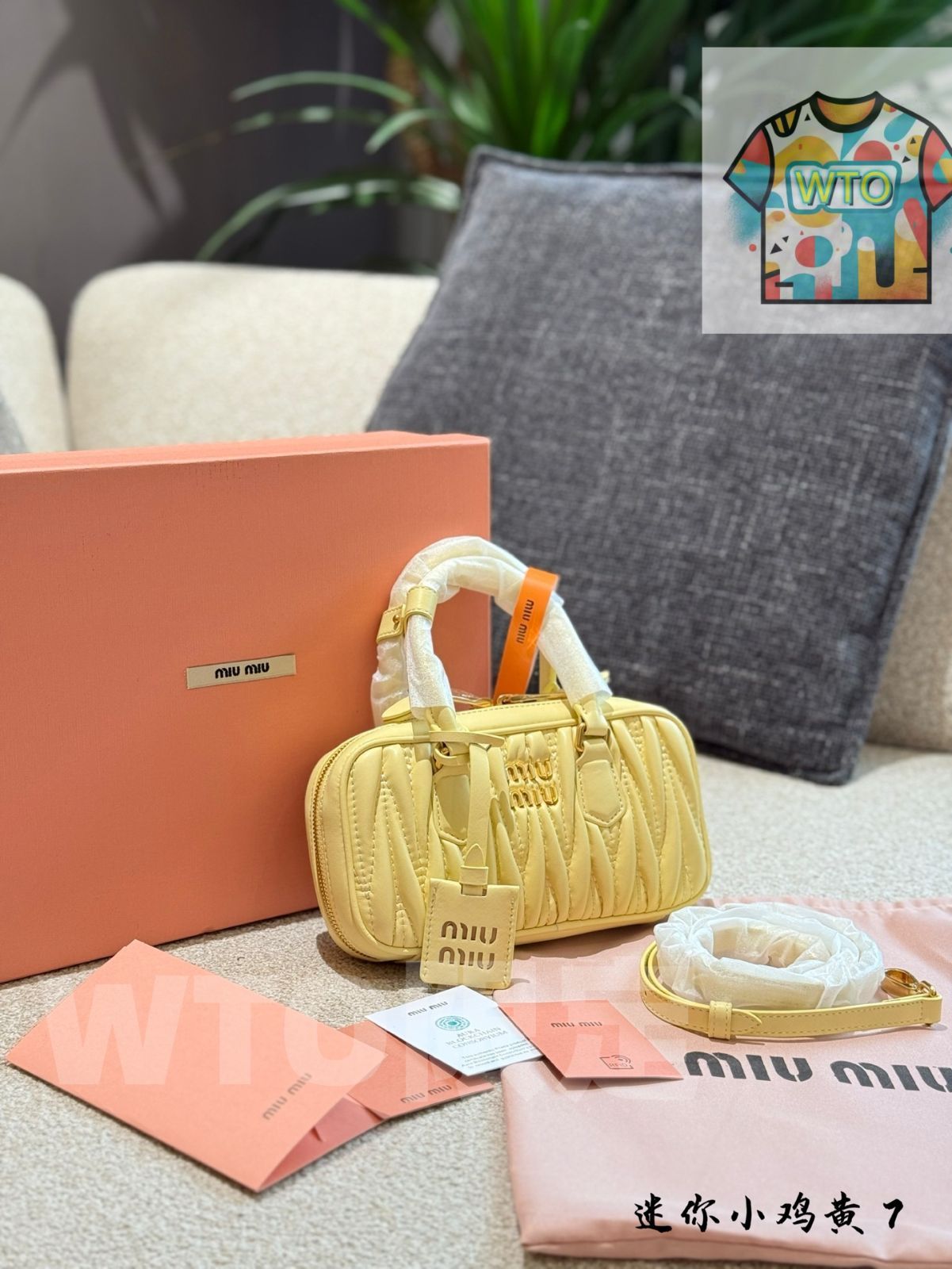 WTO通販 MIUMIU ボーリングバッグ ミニ スモール ミッドサイズ トップグレード カウレザー-WTO輸入-VKK73