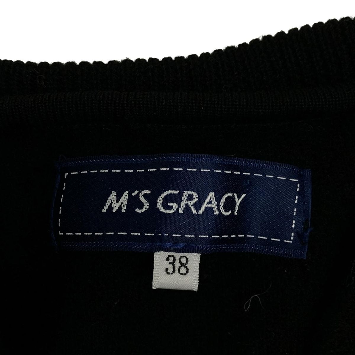 M'S GRACY(エムズグレイシー) ジャケット サイズ38 M レディース - 黒