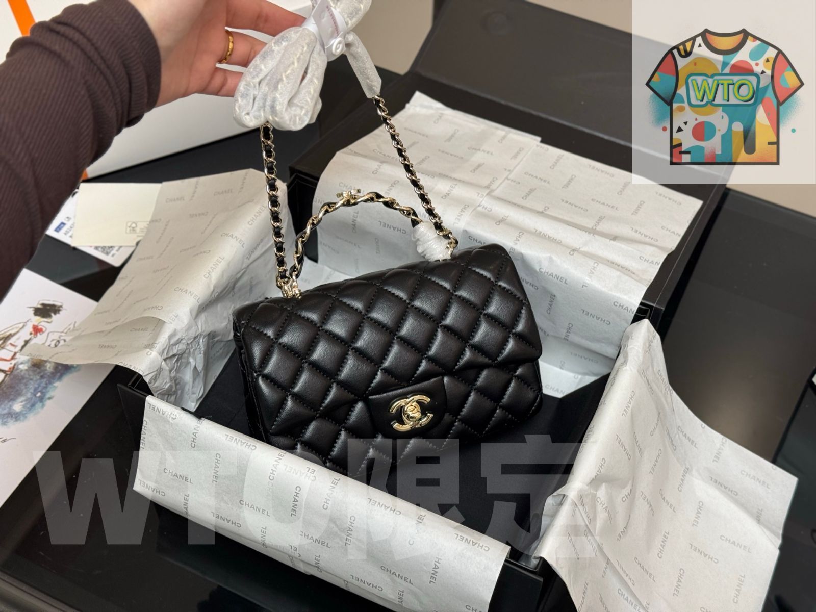 WTO通販 Chanel Mini CF Handle シャネル ミニ CF ハンドル バッグ-WTO輸入-IXU55
