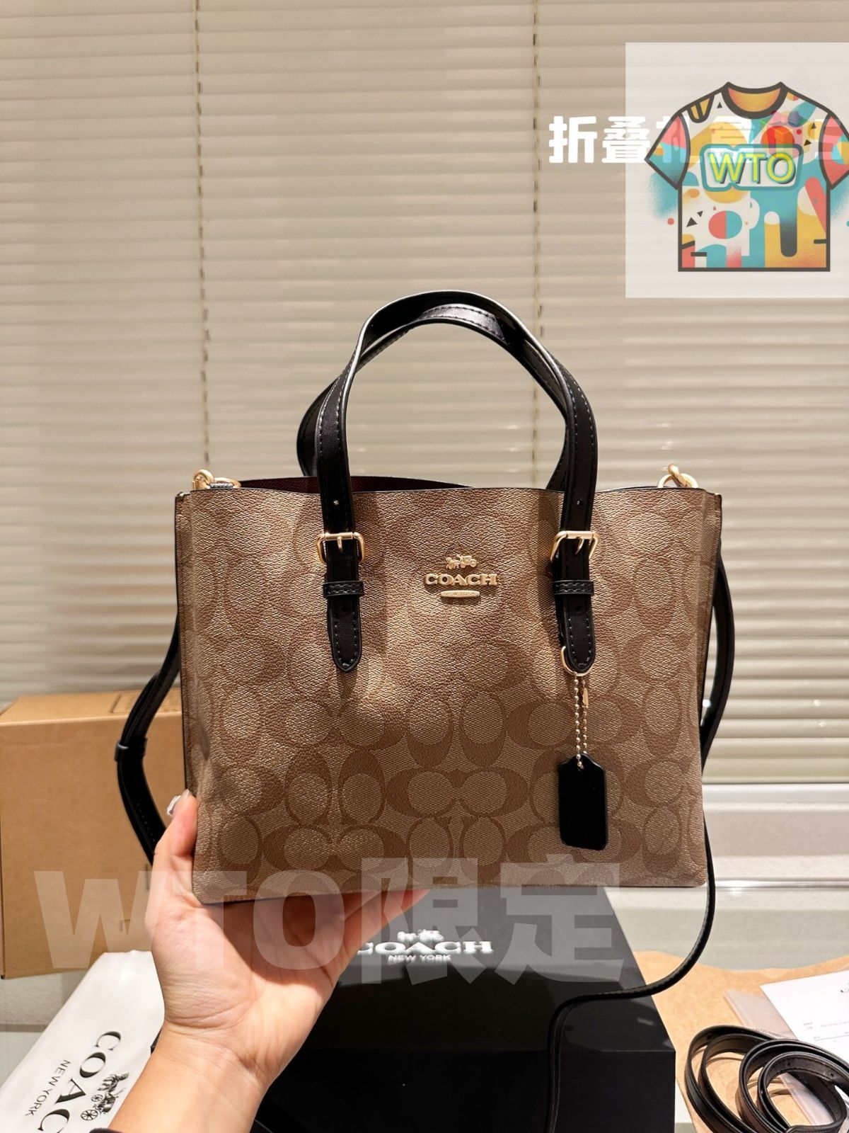  WTO通販 COACH Mollie 25 トートバッグ スーパーポピュラーショッピングバッグ-WTO輸入-JFH 53 ショルダーバッグ ショルダーバッグ