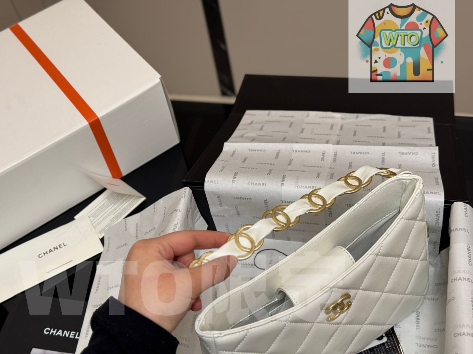  WTO通販 Chanel 24 K アームホボバッグ ラムスキン-WTO輸入-YTZ 12 ショルダーバッグ ショルダーバッグ