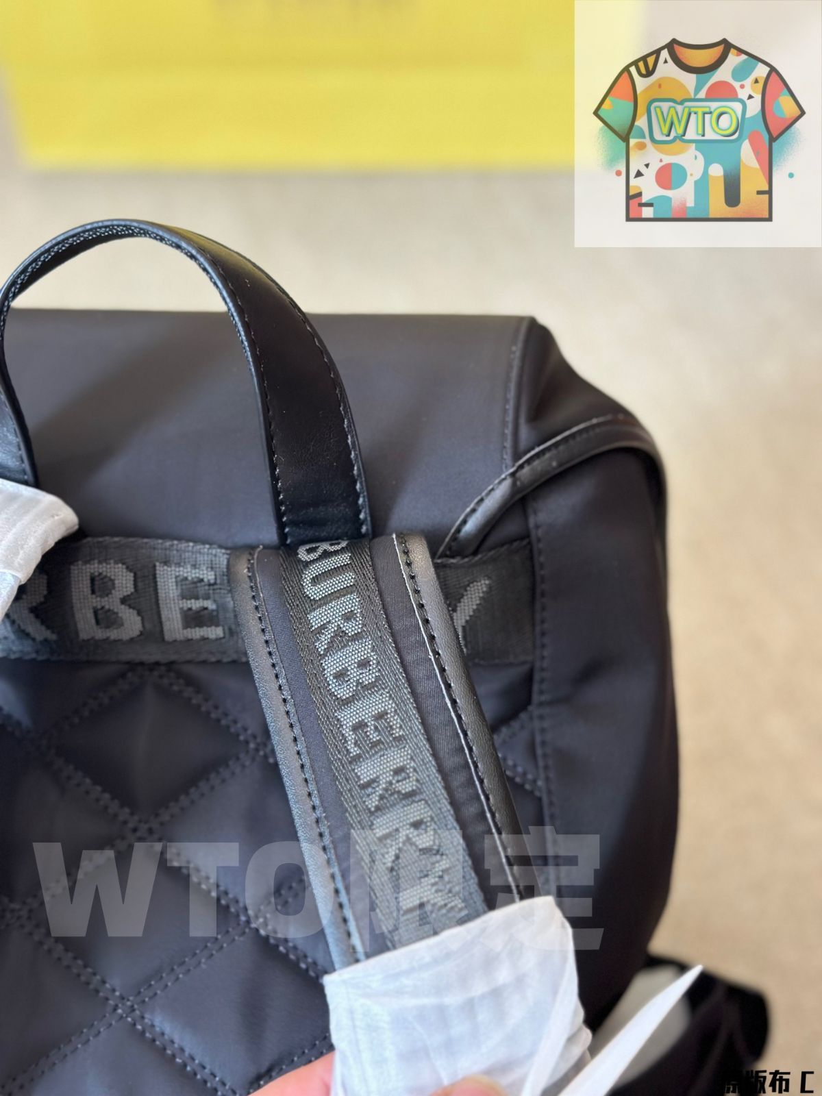 メンズナイロンバックパック 33×45cm-WTO輸入-COH57