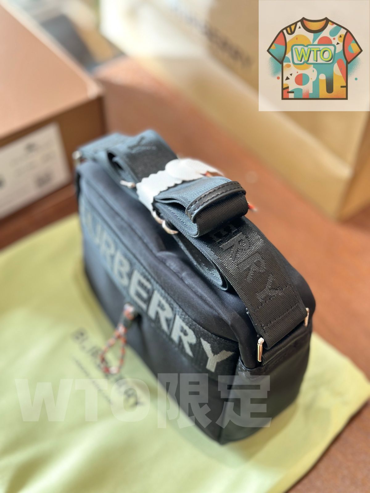  WTO通販 Burberry ナイロン カメラバッグ 23 cm-WTO輸入-ZEQ 65 ショルダーバッグ ショルダーバッグ