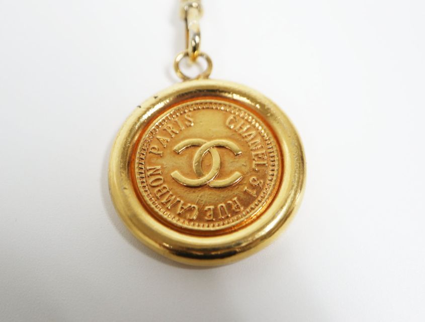 シャネル CHANEL 31 RUE CAMBON PARIS ココマーク チェーンベルト ゴールド GP レディース ベルト