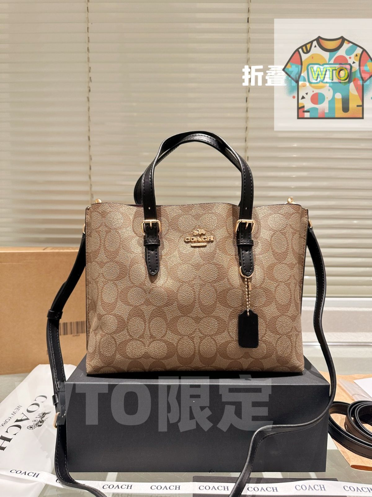 WTO通販 COACH Mollie 25 トートバッグ スーパーポピュラーショッピングバッグ-WTO輸入-JFH53