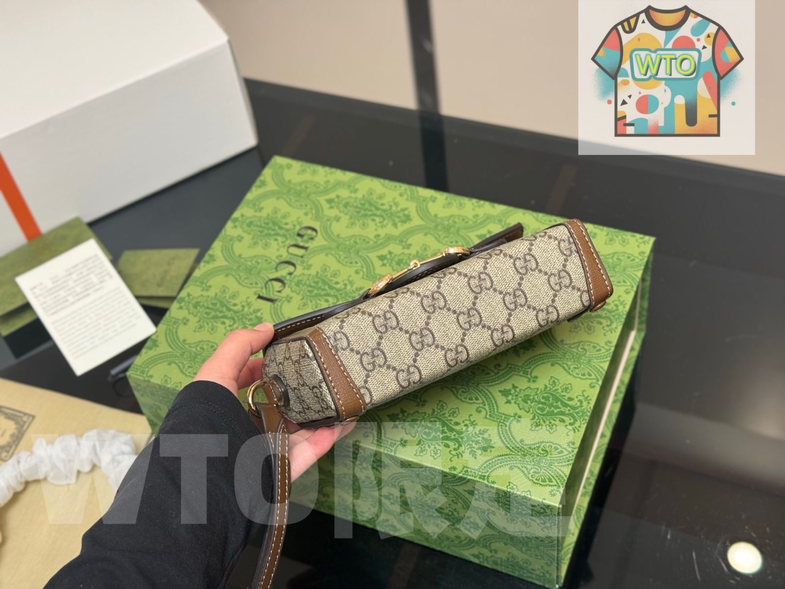 WTO通販 Gucci 1955 モバイルバッグ 18×12cm-WTO輸入-TTP80