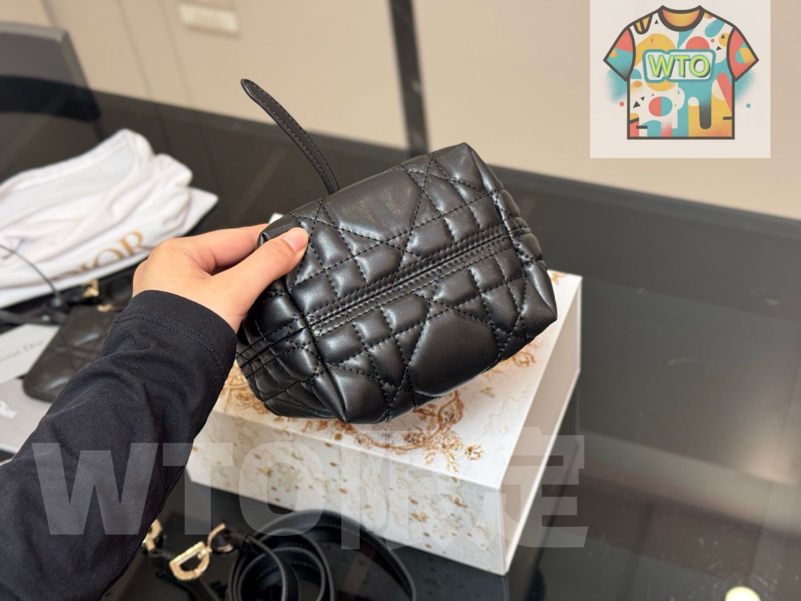 WTO通販 Dior Toujours ショッピングバッグ 15×14cm-WTO輸入-SAM41