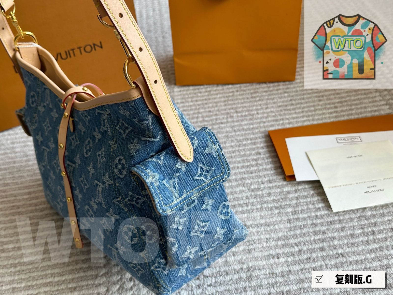  WTO通販 Louis Vuitton CarryAll Dark MM ルイ ヴィトン キャリーオール ダーク ミディアム-WTO輸入-HTY 10 ショルダーバッグ ショルダーバッグ